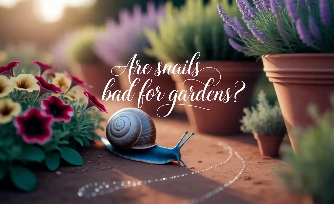 Are Snails Bad for Gardens