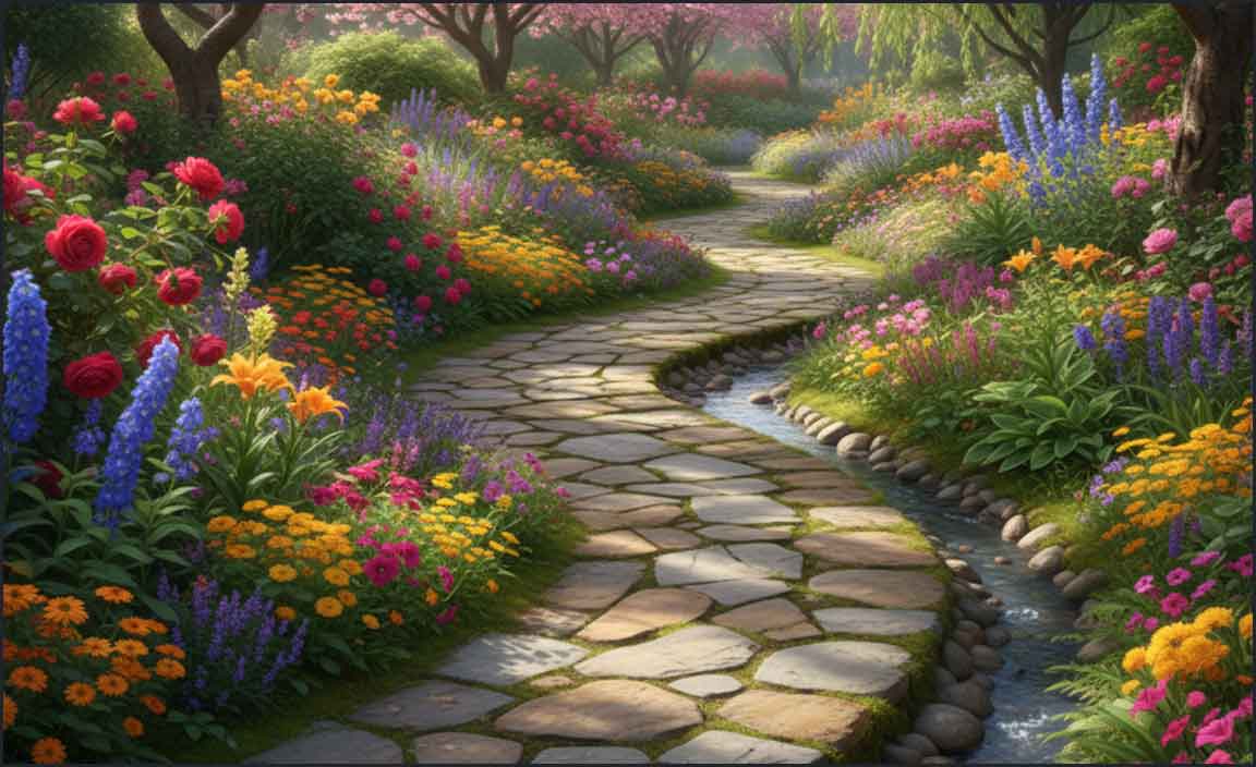 Beautiful Stone Walkways For Gardens: Enhance Your Outdoor Space