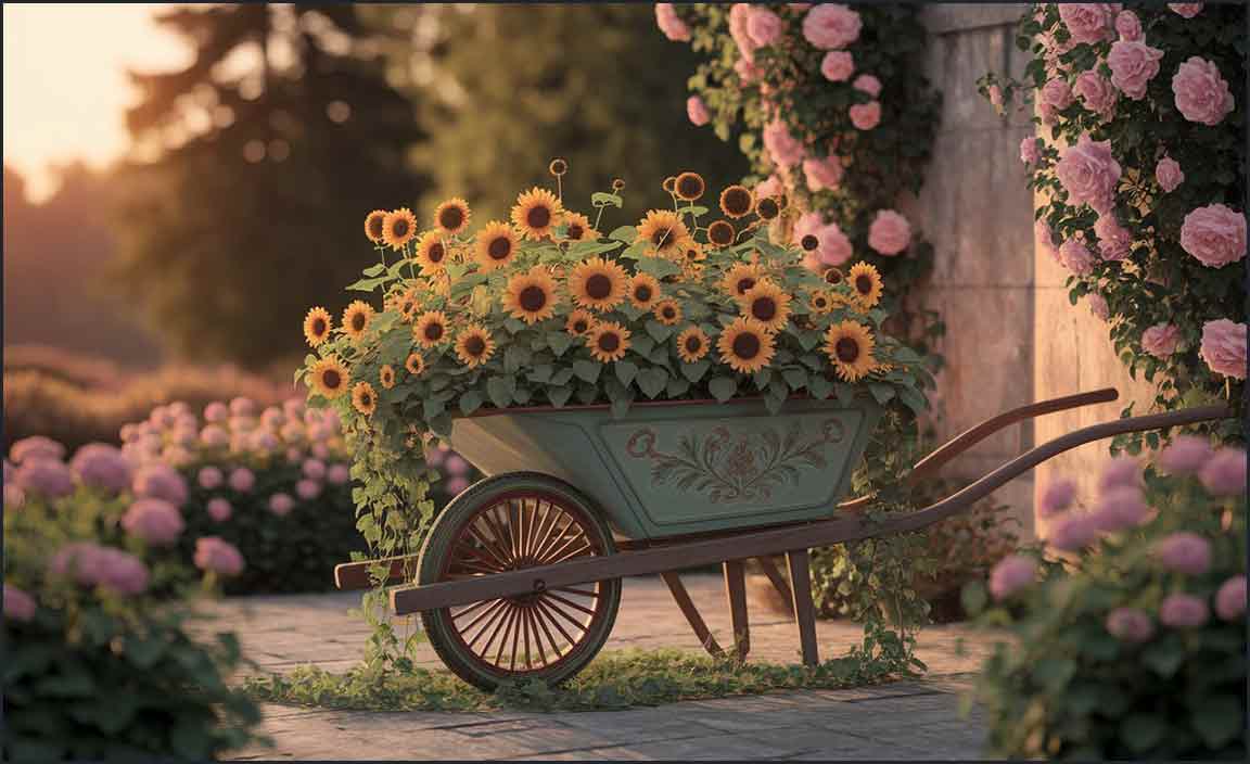 Benefits of Using Decorative Wheelbarrows in Gardens