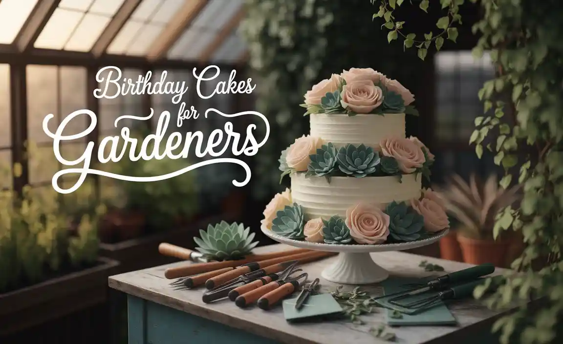 Birthday Cakes for Gardeners