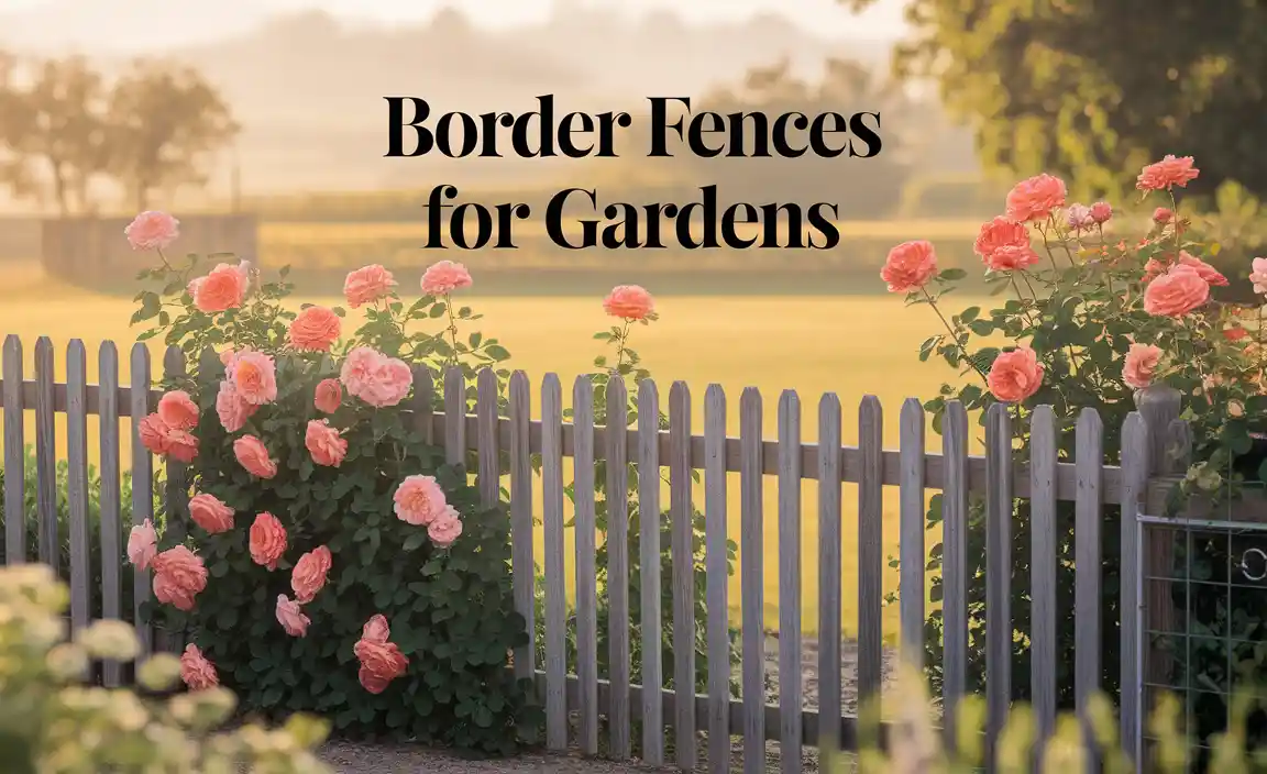 Border Fences for Gardens