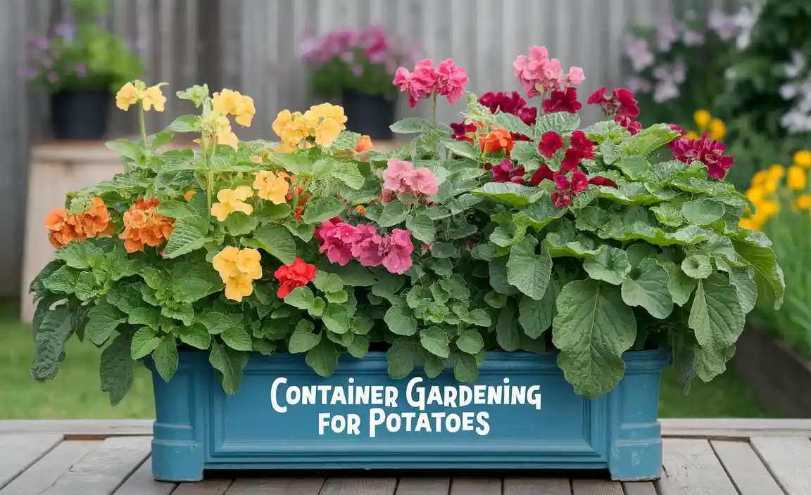 Container Gardening For Potatoes: Growing Fresh Spuds Easily