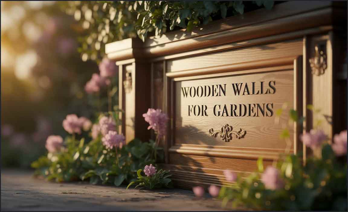 Creative Uses of Wooden Walls in Gardens