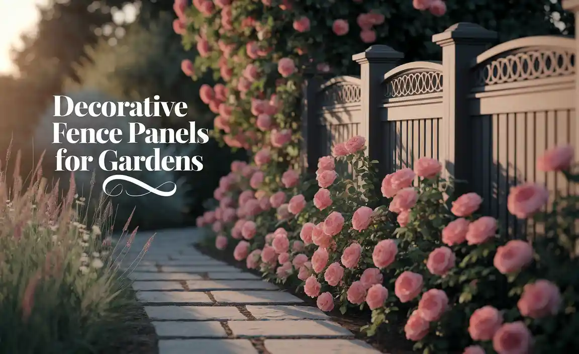 Decorative Fence Panels for Gardens