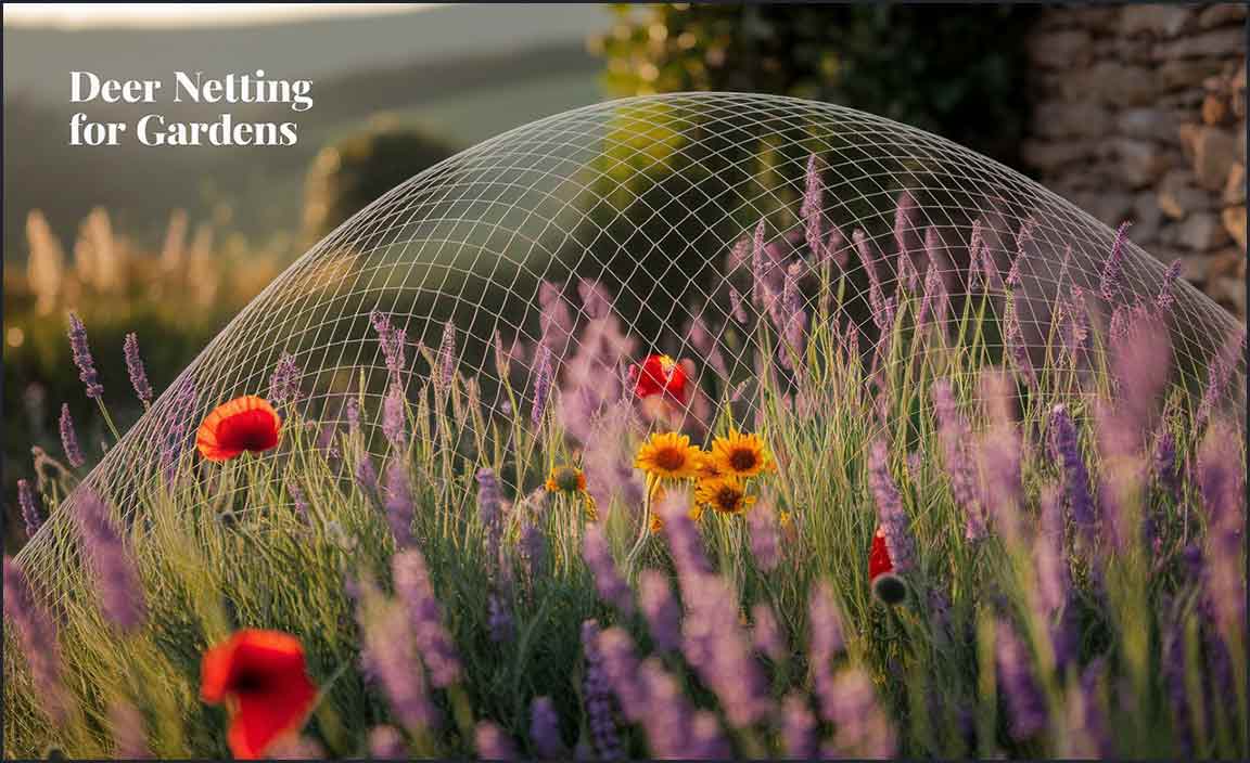 Deer Netting For Gardens: Keep Your Plants Safe And Sound