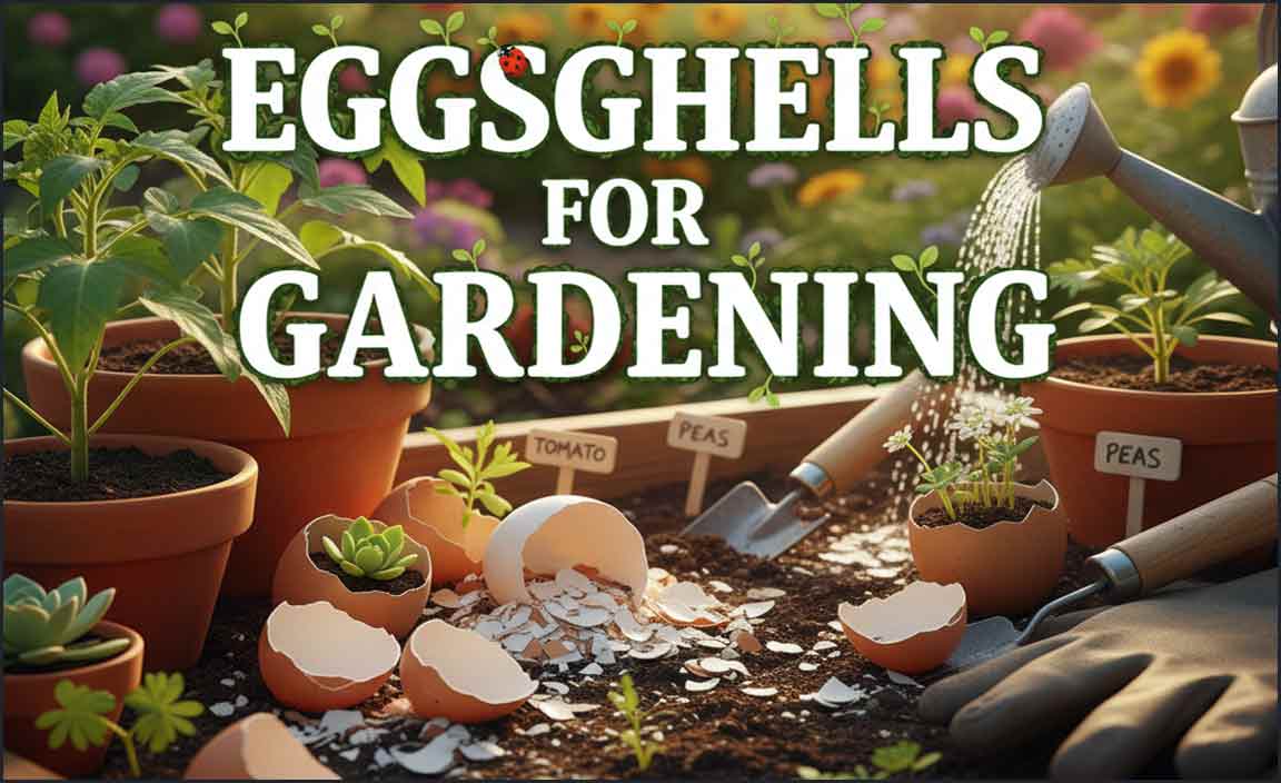 Eggshells for Gardening