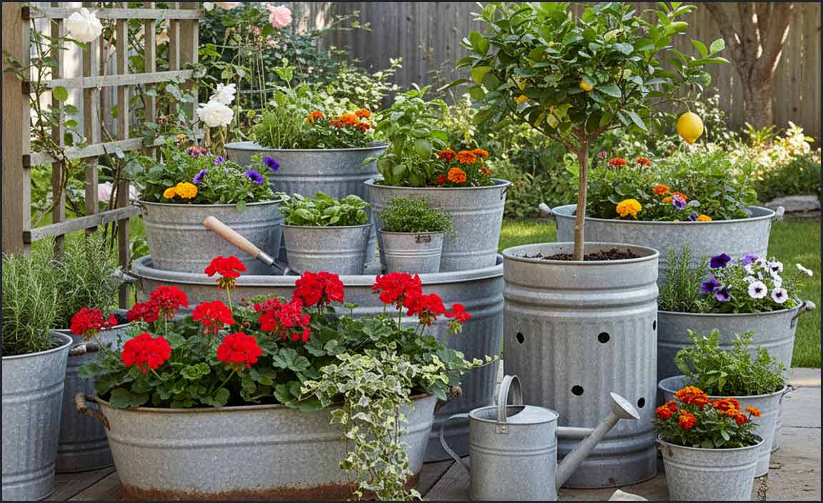 Galvanized Containers For Gardening: Durable And Stylish Solutions