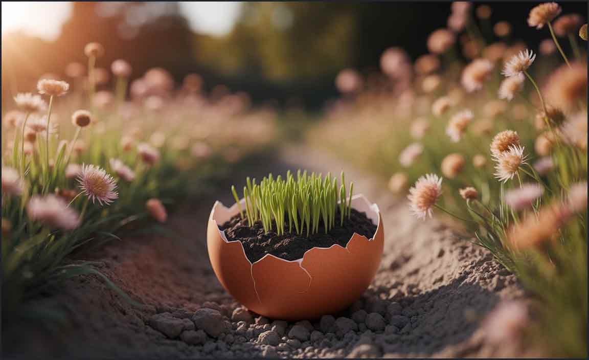 Incorporating Egg Shells into Soil