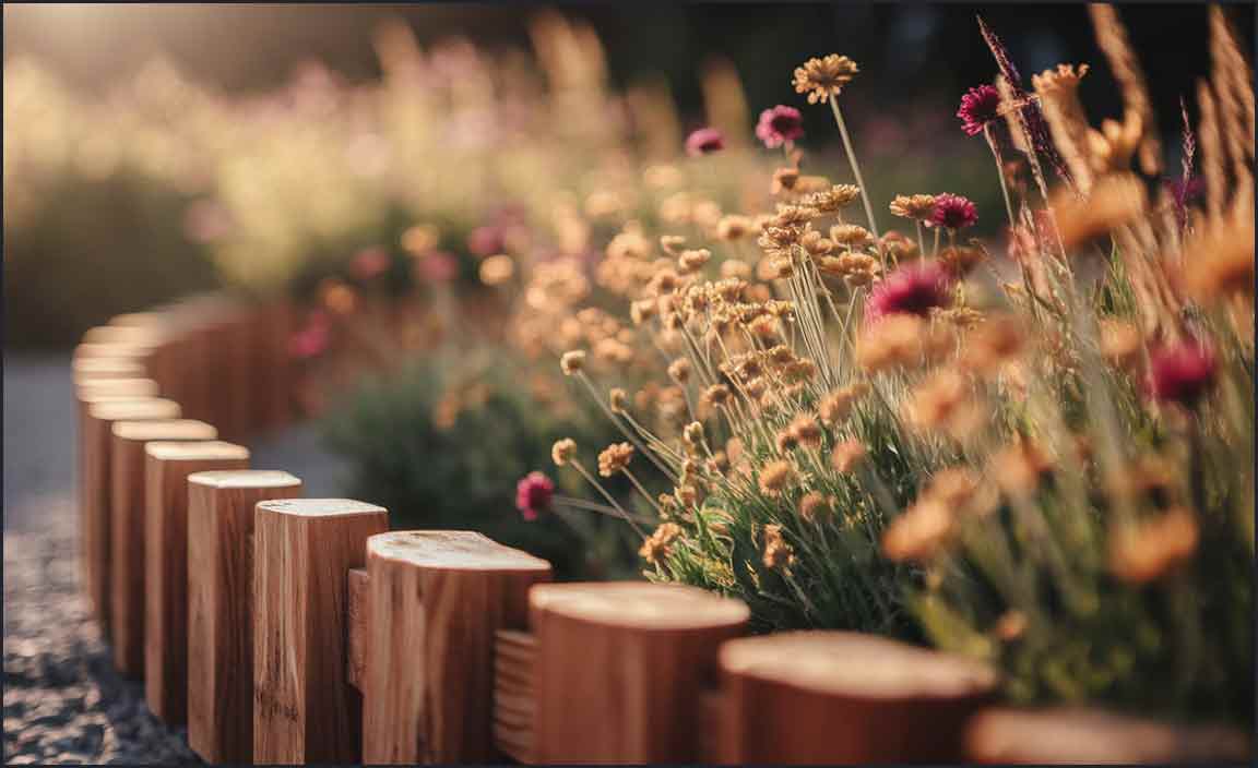 Installation Process of Wood Border Edging