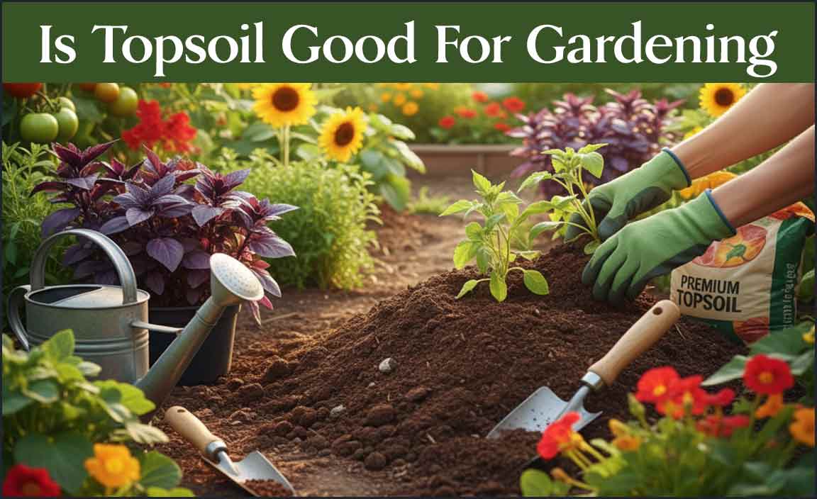 Is Topsoil Good For Gardening