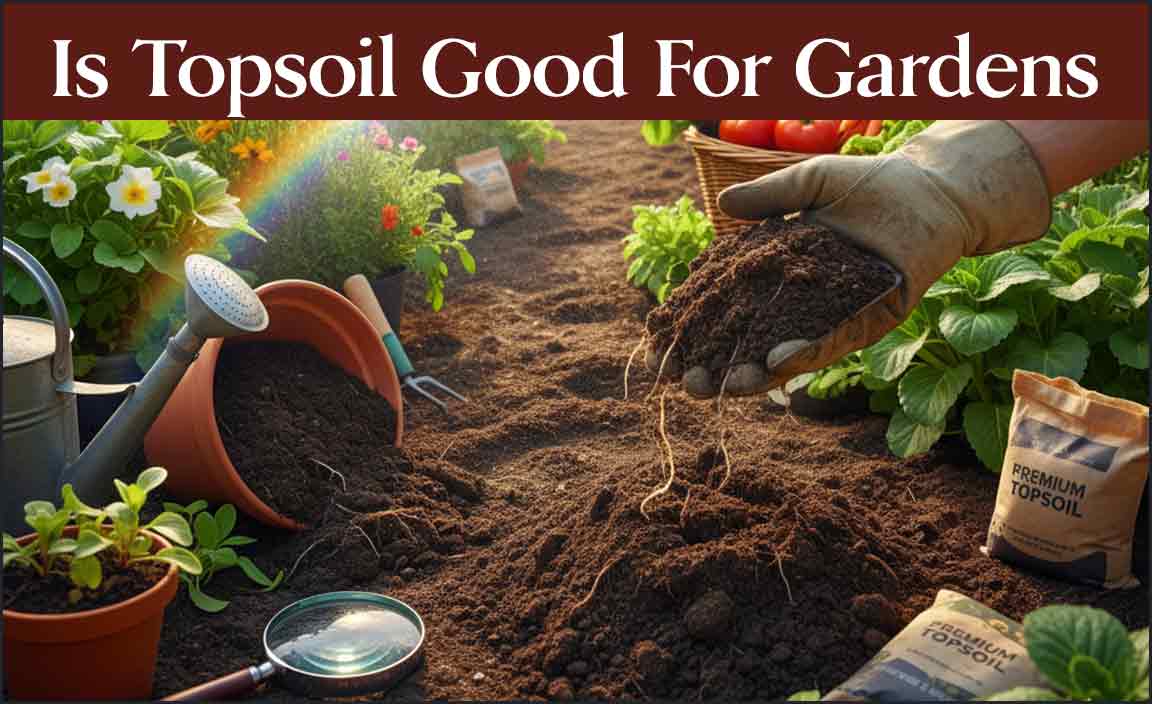 Is Topsoil Good for Gardens
