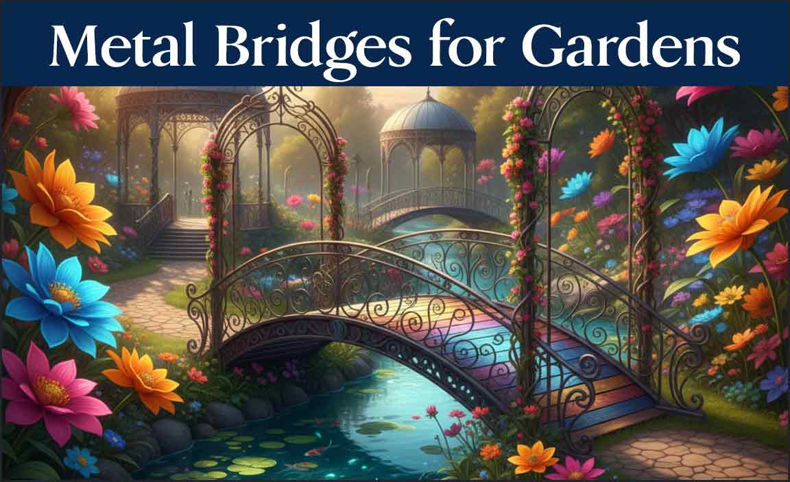Metal Bridges for Gardens