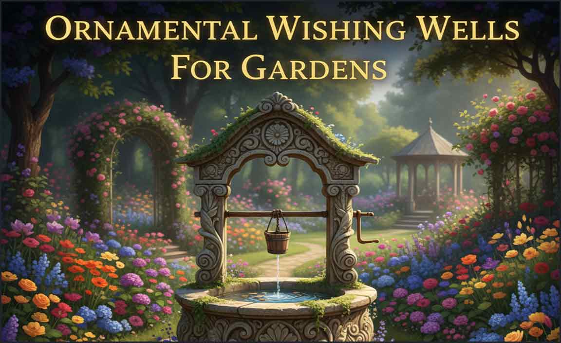 Ornamental Wishing Wells for Gardens