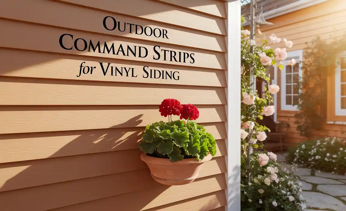 Outdoor Command Strips for Vinyl Siding