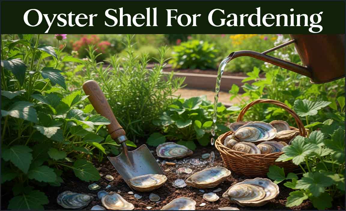 Oyster Shell for Gardening