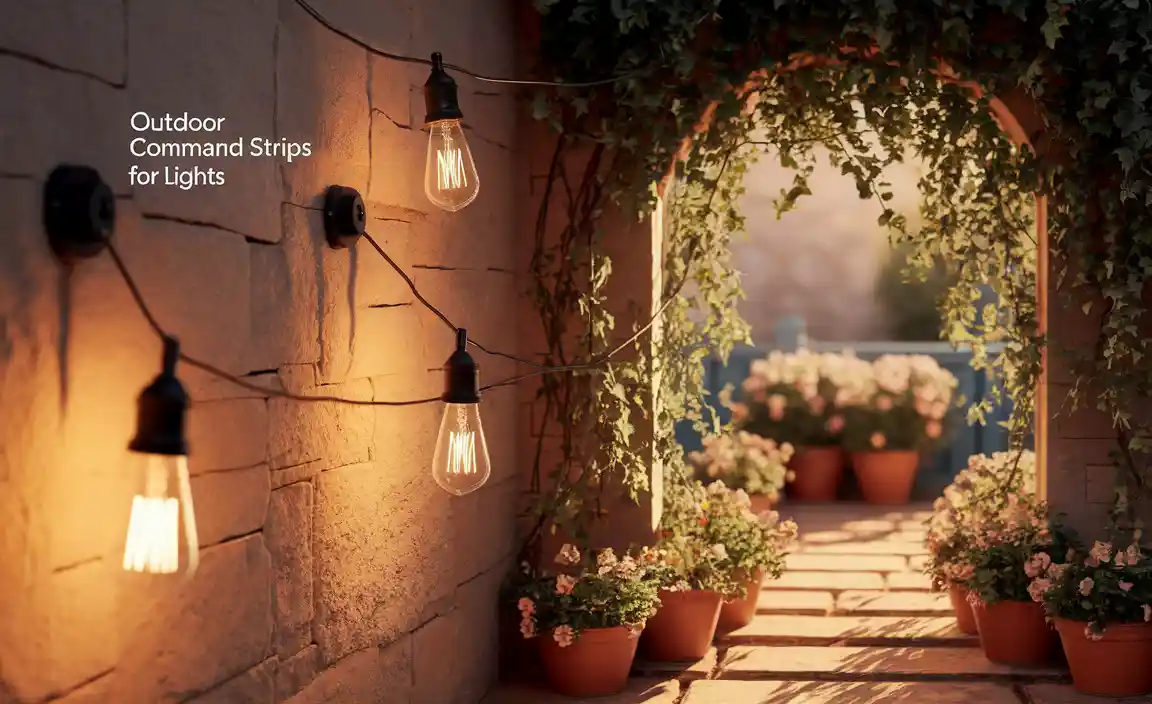 Removing Outdoor Command Strips Cleanly