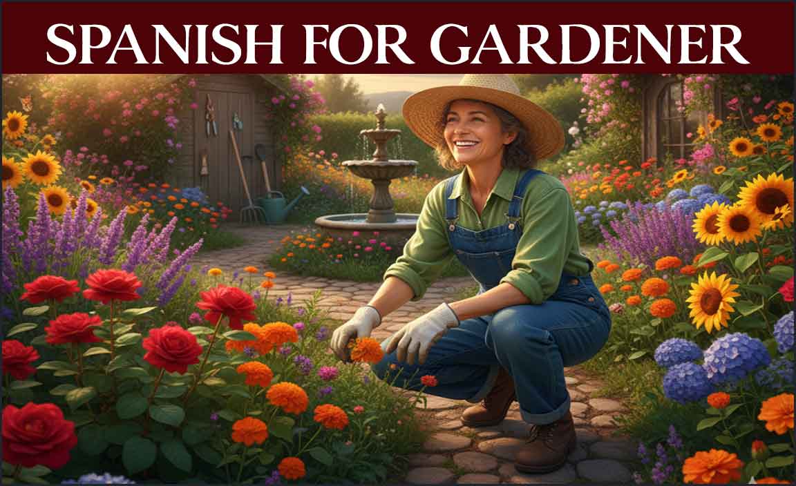 Spanish for Gardener