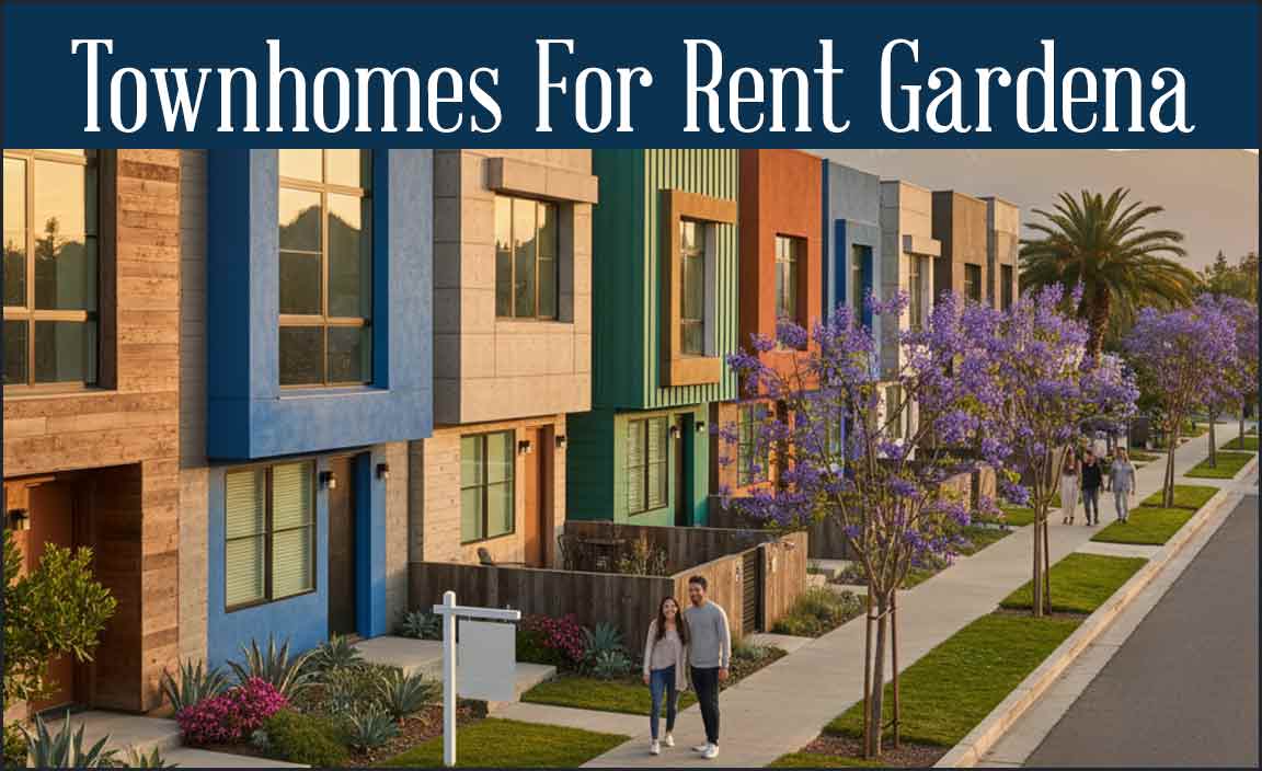 Townhomes For Rent Gardena