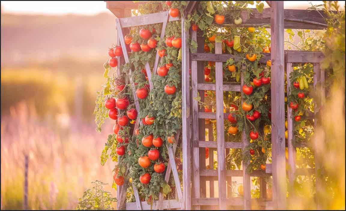 Trellises in Vegetable Gardening