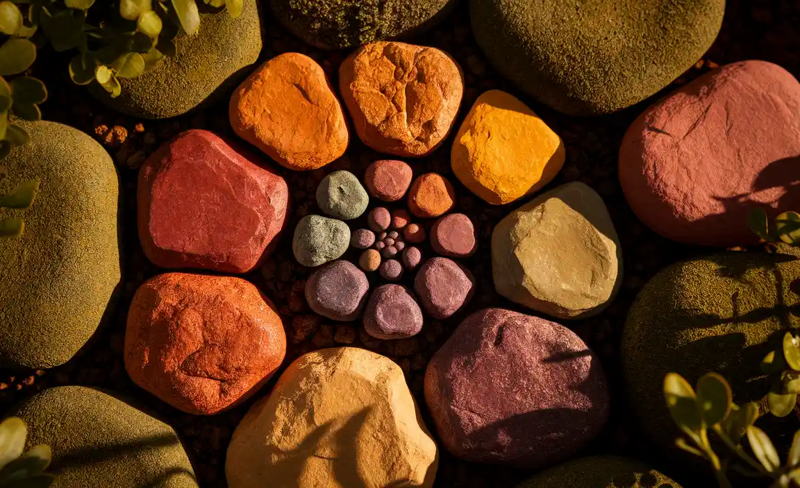 Types of Coloured Rocks Available