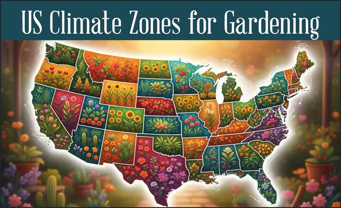 US Climate Zones for Gardening
