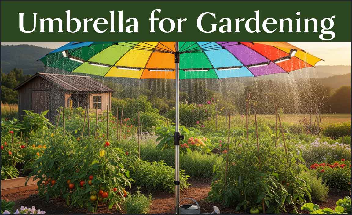 Umbrella for Gardening