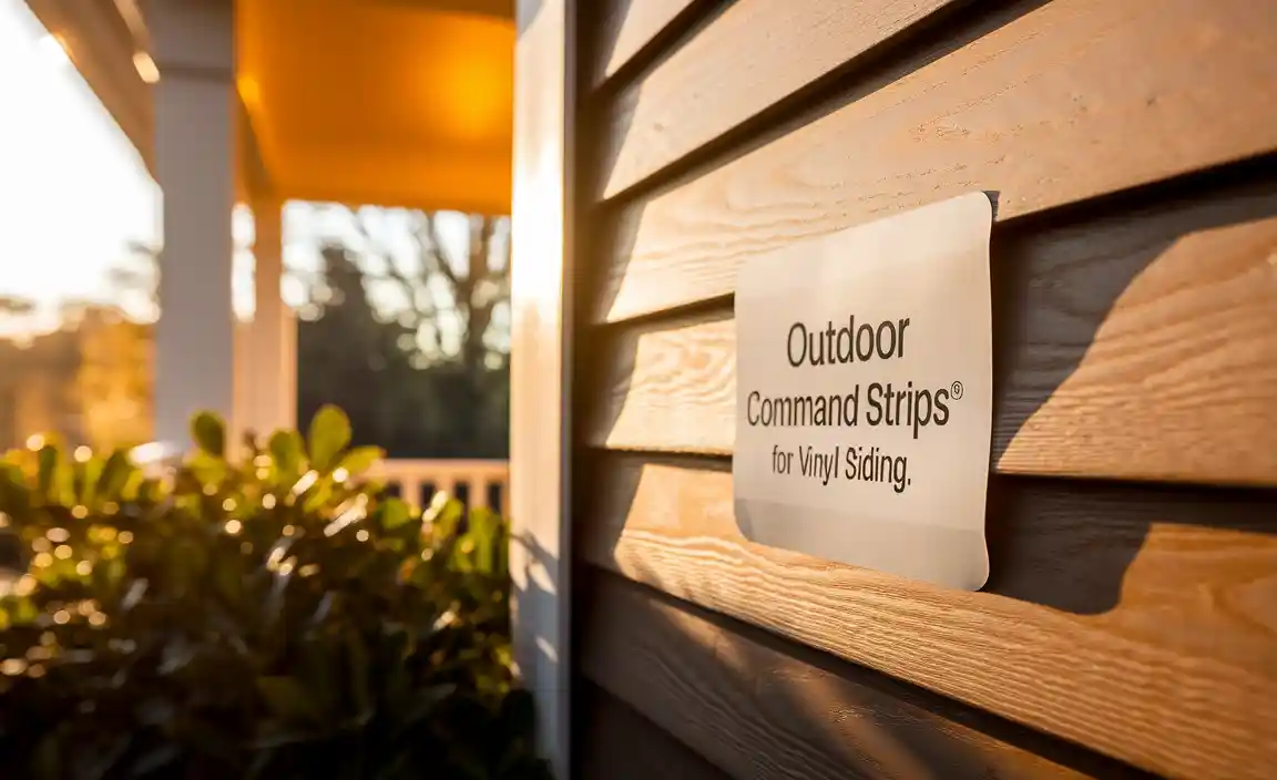 Understanding Outdoor Command Strips for Vinyl Siding