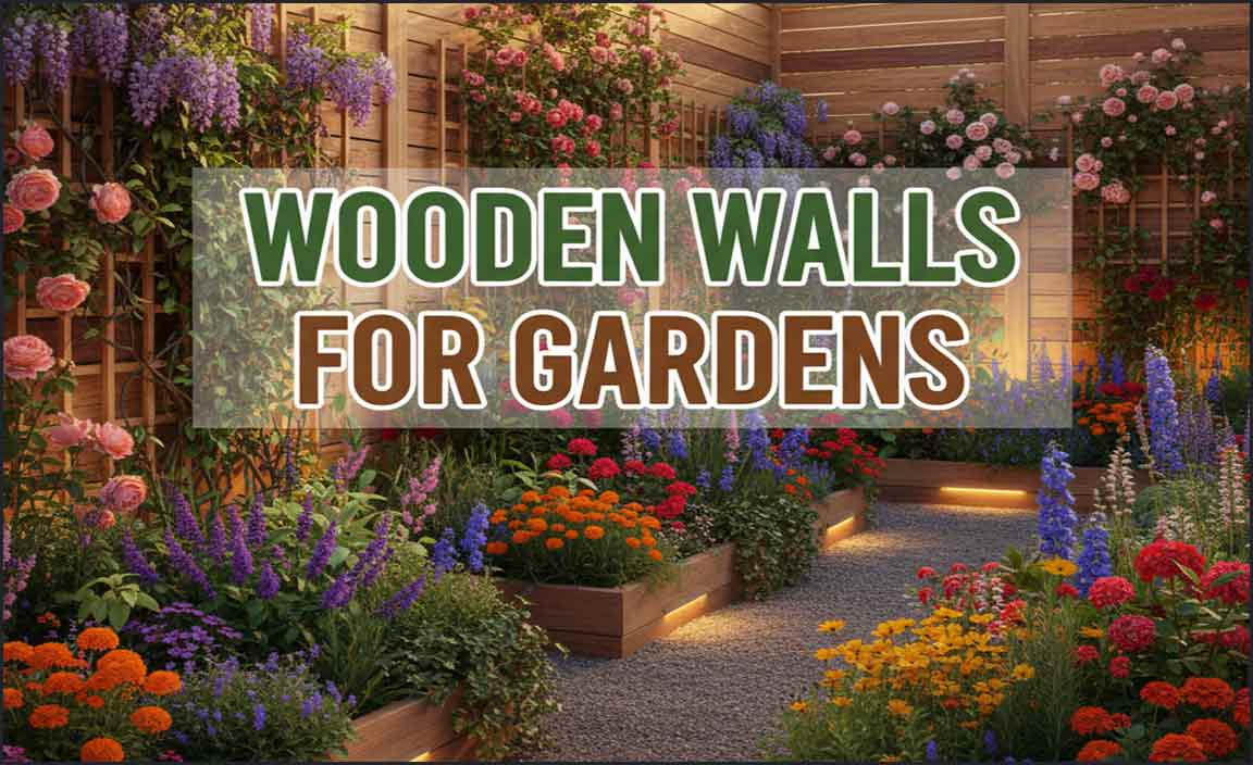 Wooden Walls For Gardens
