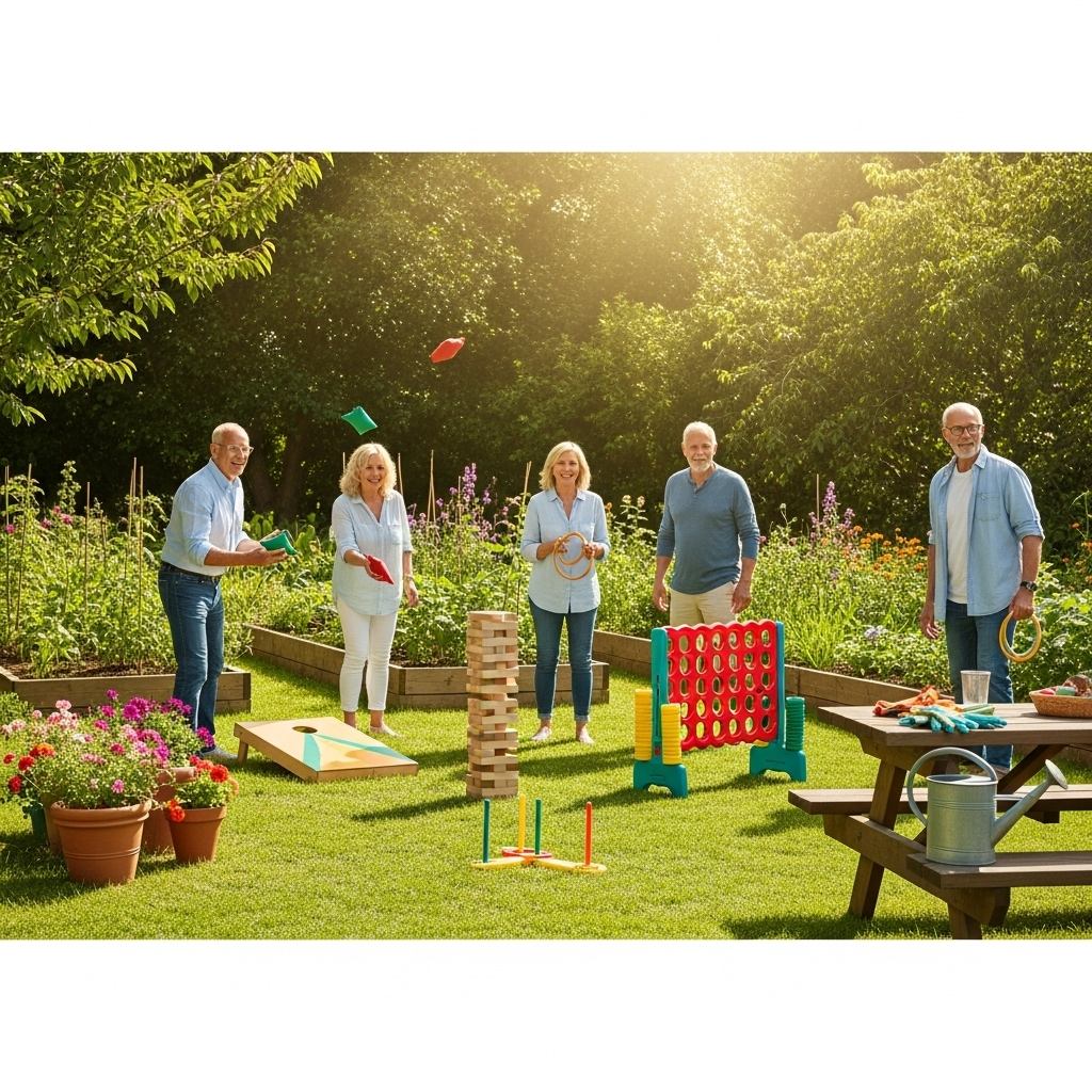 Generate an eye-catching, high-quality featured image prompt for a blog post about: Games for Family