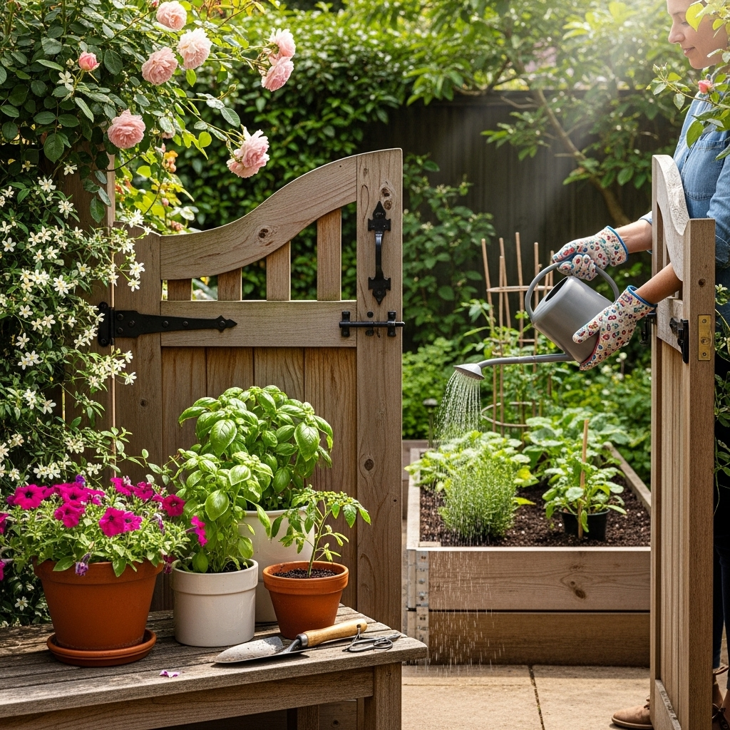 Generate an eye-catching, high-quality featured image prompt for a blog post about: Gates for Outdoo