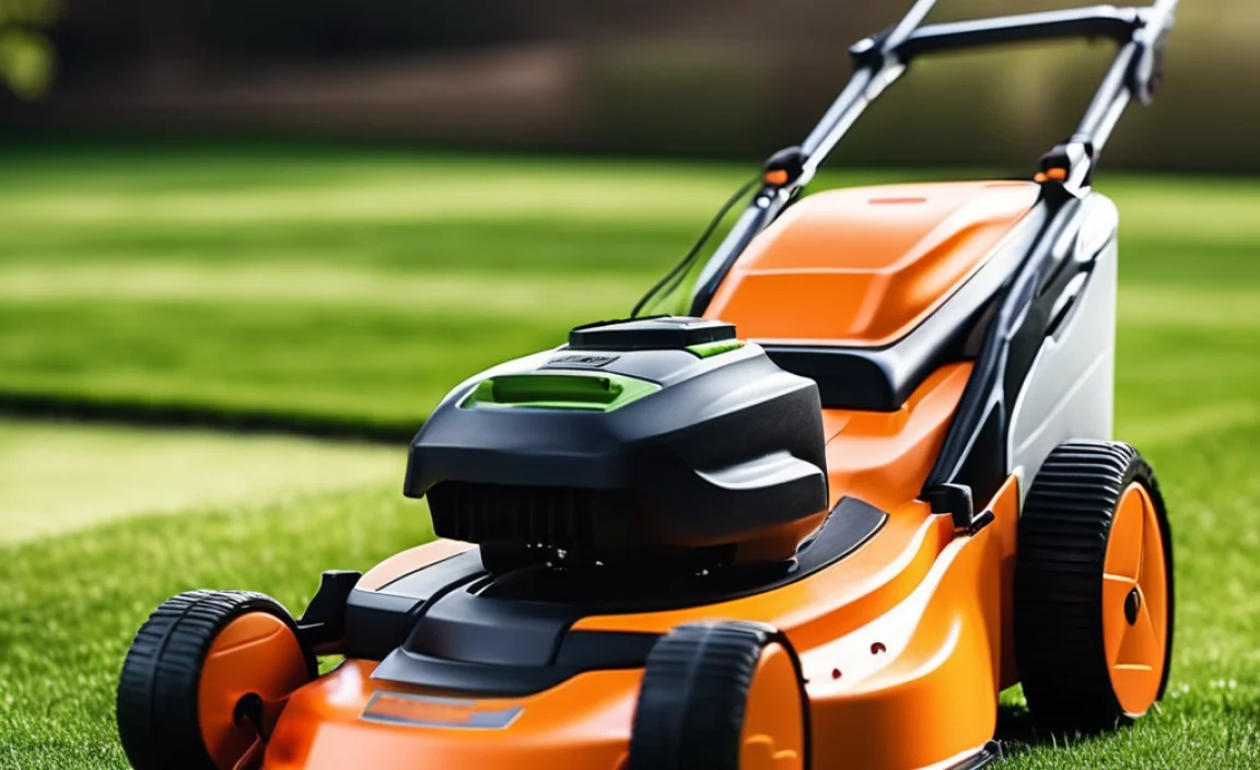 Electric lawn mowers