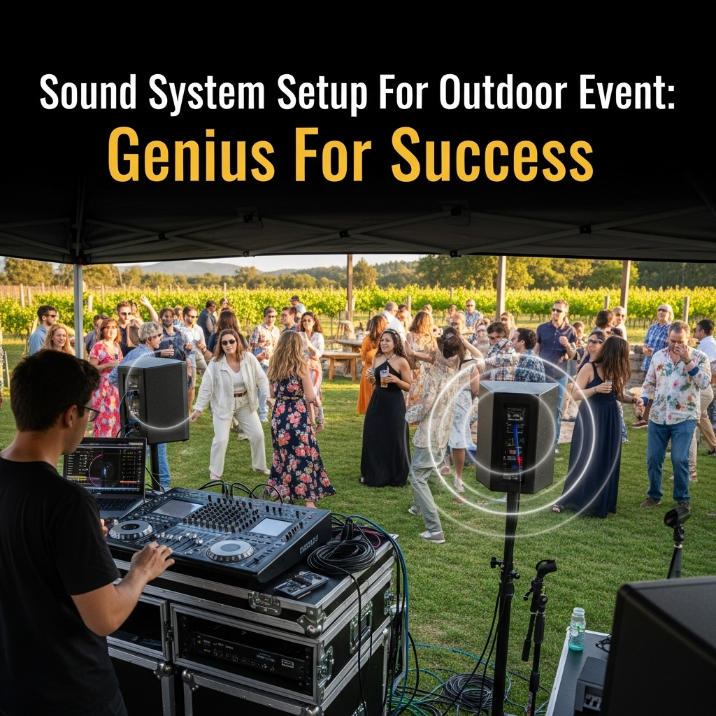 Generate an eye-catching, high-quality featured image prompt for a blog post about: Sound System Set