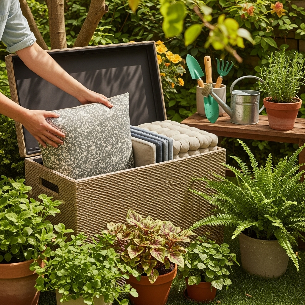 Generate an eye-catching, high-quality featured image prompt for a blog post about: Storage Boxes Fo