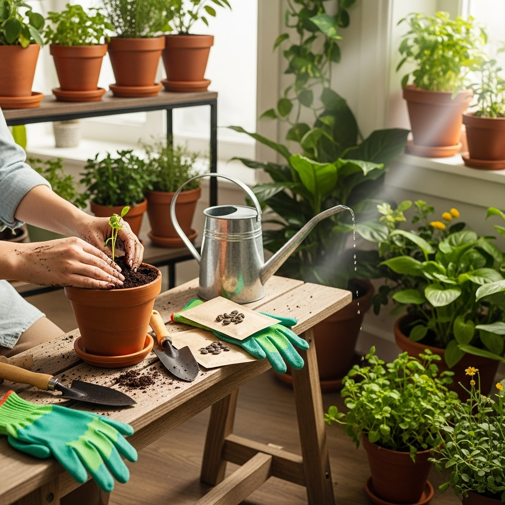 Generate an eye-catching, high-quality featured image prompt for a blog post about: What Does Indoor