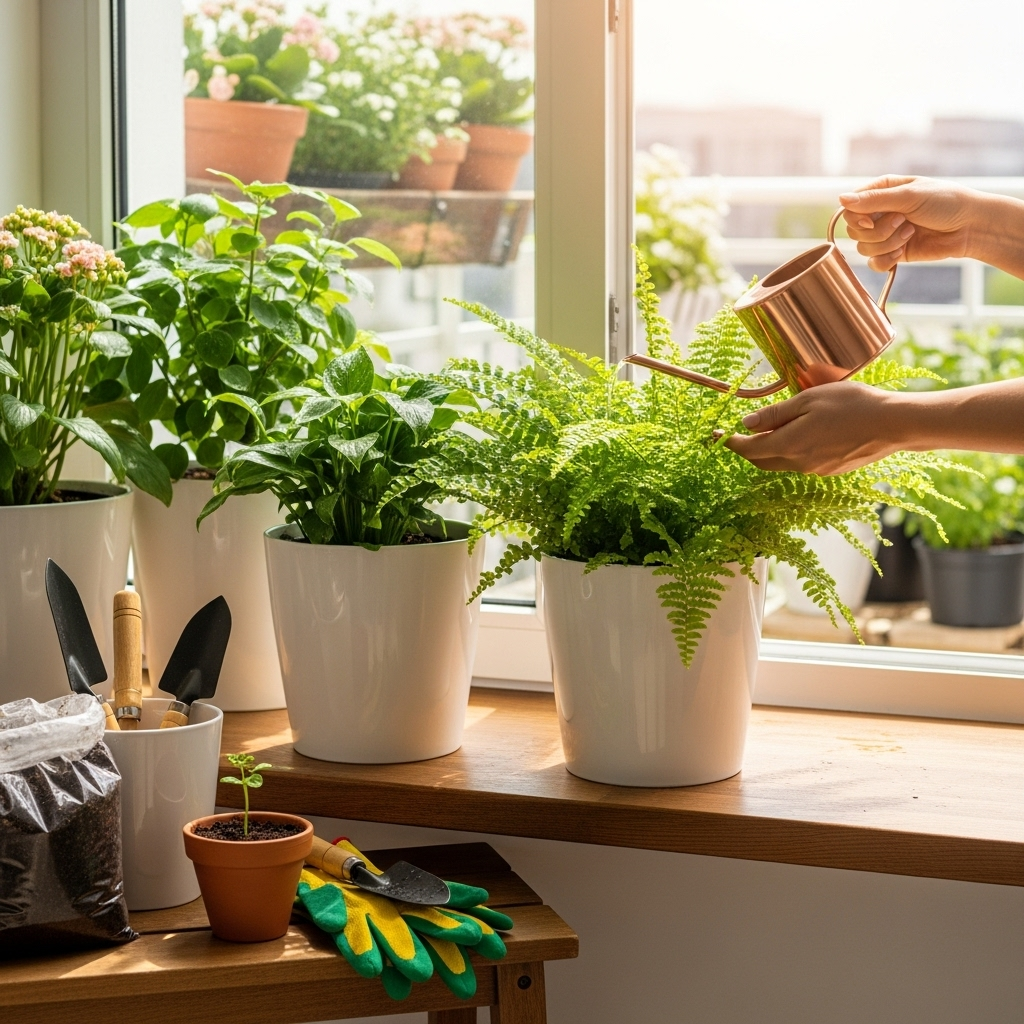 Generate an eye-catching, high-quality featured image prompt for a blog post about: White Indoor Pot