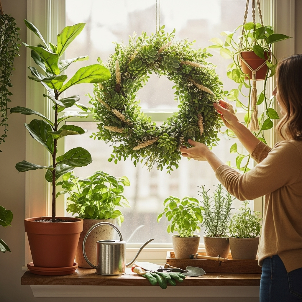 Generate an eye-catching, high-quality featured image prompt for a blog post about: Wreaths For Wind