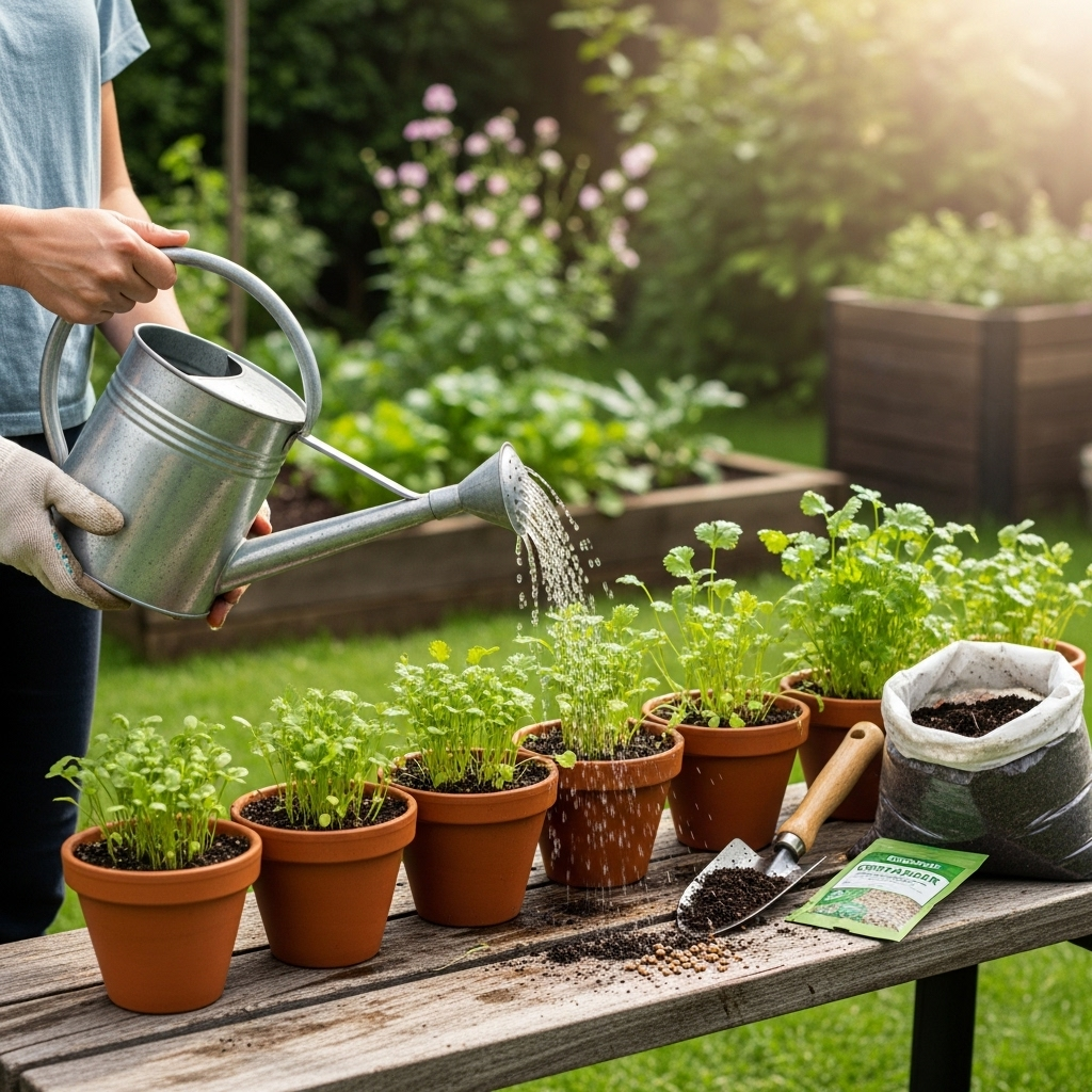 Generate an eye-catching, high-quality featured image prompt for a blog post about: How to Grow Cori